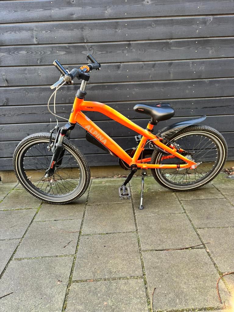 Alpina Trial jongensfiets 20 inch, Fietsen en Brommers, Fietsen | Jongens, Ophalen, Zo goed als nieuw, 20 inch, Handrem
