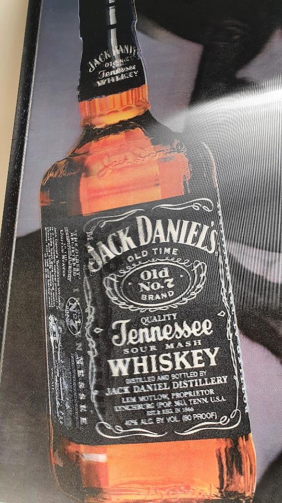 Jack Daniels 3D poster, Jack Lives Here. S41, Tweedehands verkoop, Gebruikt, Ophalen of Verzenden, Geen@idee.nl