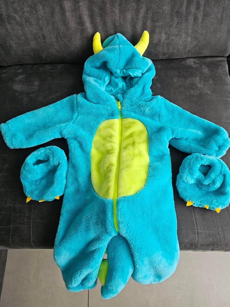 Carnaval baby draken kostuum 6 - 18 maanden, Kinderen en Baby's, Carnavalskleding en Verkleedspullen, Ophalen, Jongen of Meisje