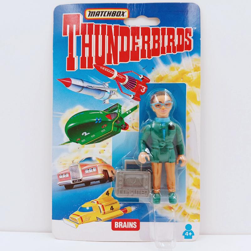 Thunderbirds Brains Matchbox 1993 MOSC Action Figure, Ophalen of Verzenden, Nieuw
