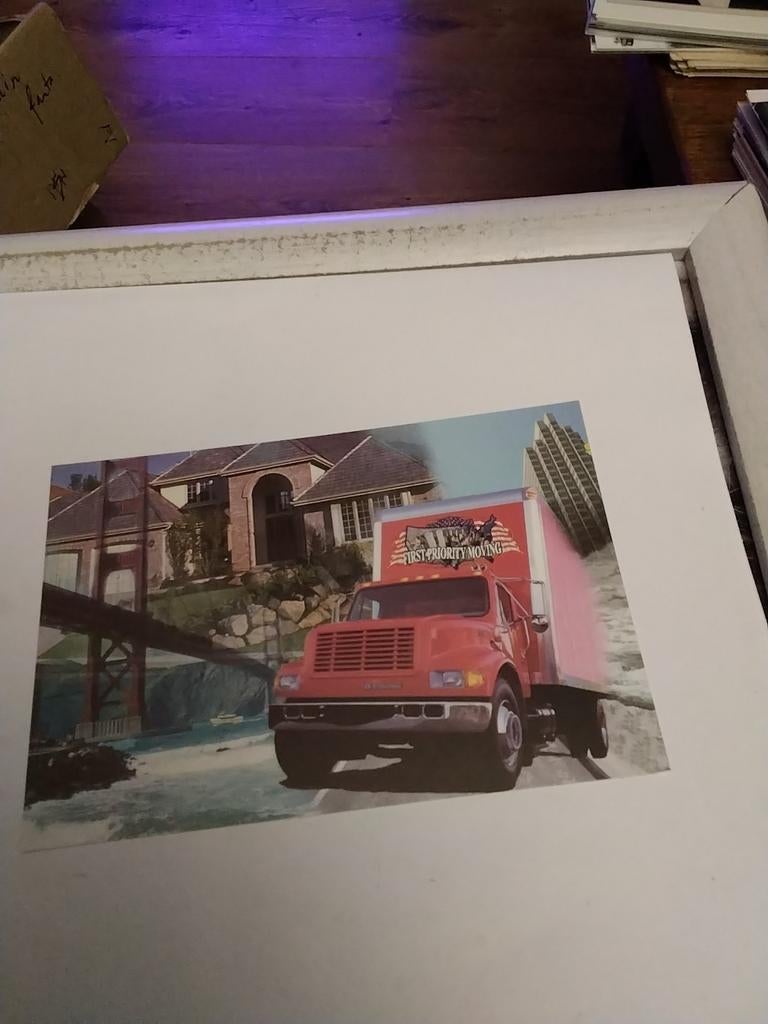 FIRST PRIORITY MOVING. VERHUISWAGEN, Ophalen of Verzenden, 1960 tot 1980, Sterren en Beroemdheden