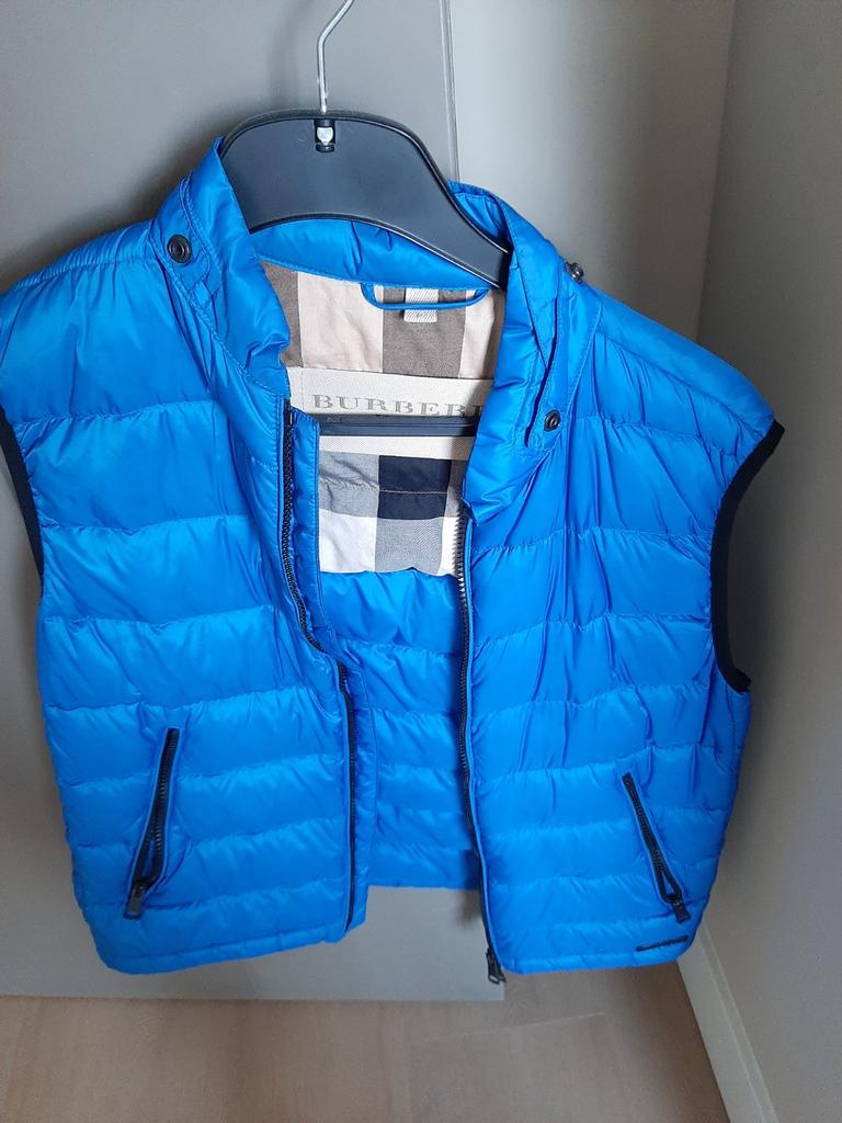 Burberry bodywarmer S, Verzenden, Zo goed als nieuw, Blauw