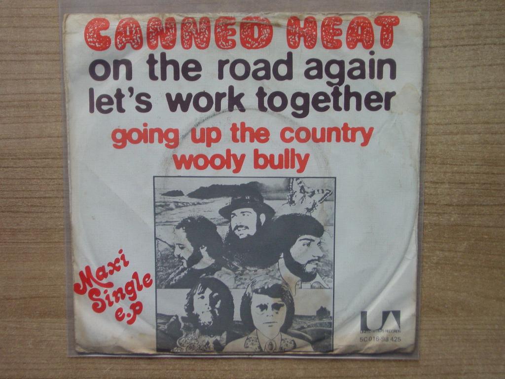 Canned Heat – On The Road Again (EP), Gebruikt, 7 inch, Ophalen of Verzenden, Rock en Metal
