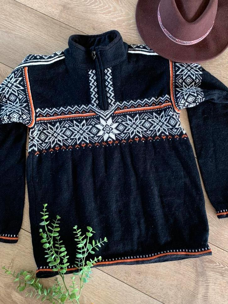 Dale of norway wollen trui S M wool jumper, Kleding | Heren, Truien en Vesten, -, Zwart, -, Ophalen of Verzenden