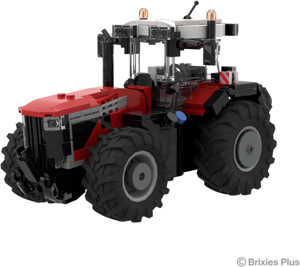 BRIXIES Plus Trekker/Tractor Massey Ferguson 9S, ., Nieuw, Ophalen of Verzenden, BRIXIES