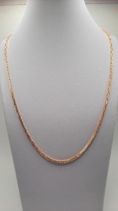 gouden Koningsketting 14kt Massief, Www.bredajuwelier.nl, Nieuw, Ophalen of Verzenden, Www.bredajuwelier.nl