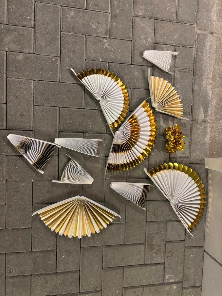 Nieuw zgan communie bruiloft versiering goud wit, Ophalen of Verzenden, Nieuw, Versiering, Geboorte of Huwelijk