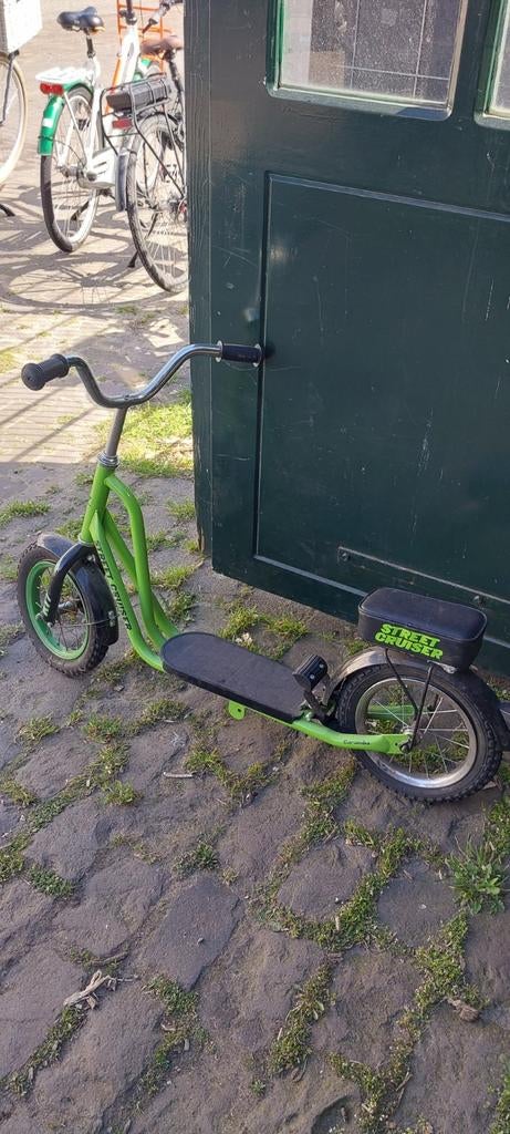 Groene Street Cruiser step met zitje, Ophalen of Verzenden