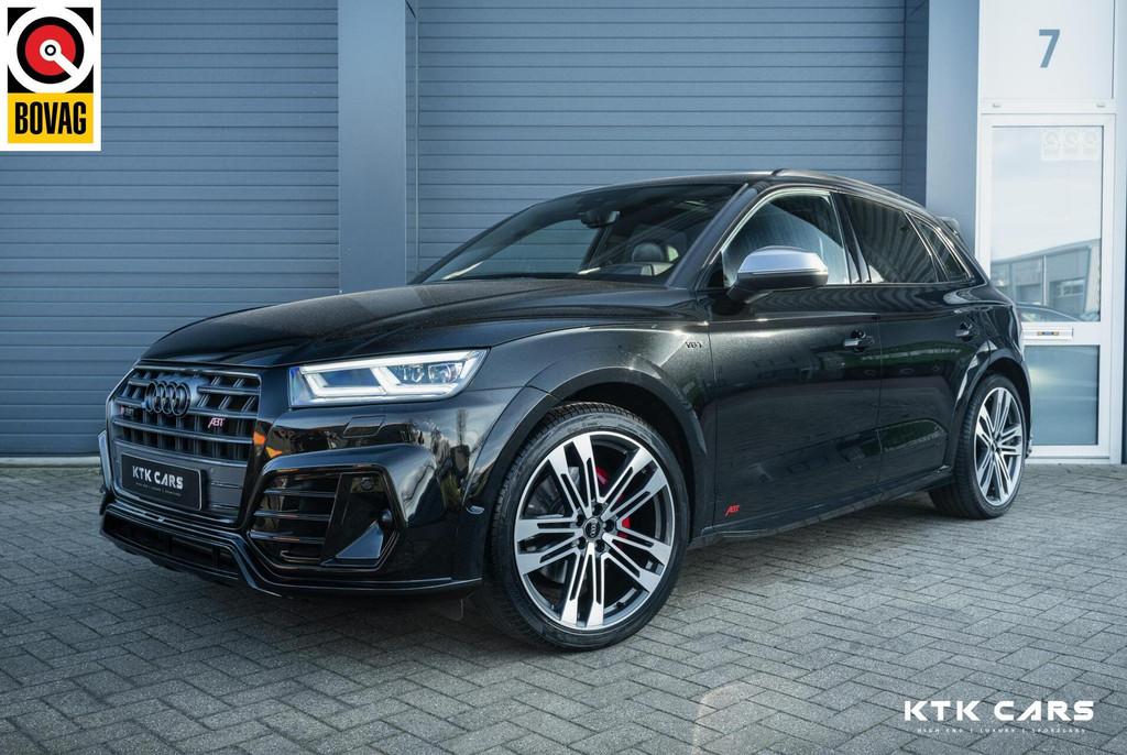 Audi SQ5 3.0 TFSI SQ5 ABT Quattro Pano|Sfeer|HuD|B&O|Memory|, Auto's, Volkswagen, Automaat, Gebruikt, 2995 cc, Zwart