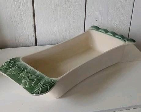 Ovenschaal asperges schaal vintage Franse brocante keramiek, Huis en Inrichting, Keuken | Servies, Ophalen of Verzenden, Keramiek