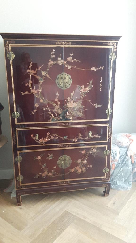 chinese TV kast, Ophalen, 50 tot 100 cm, Zo goed als nieuw, Chinees