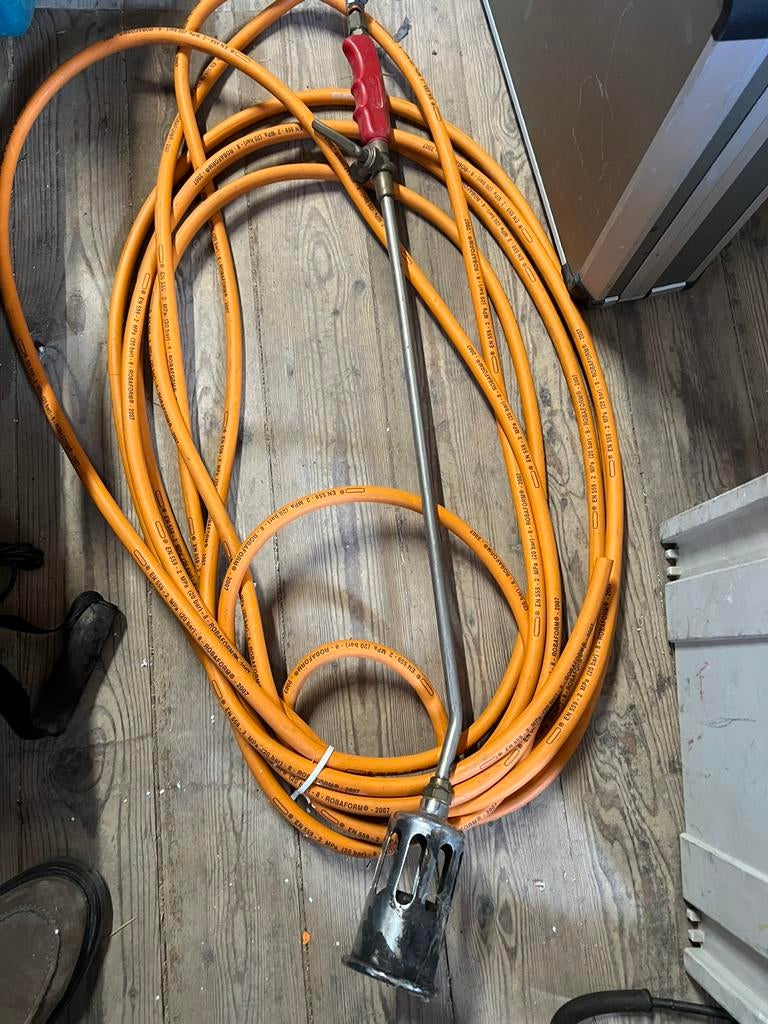 Dak gasbrander, Ophalen of Verzenden, Zo goed als nieuw