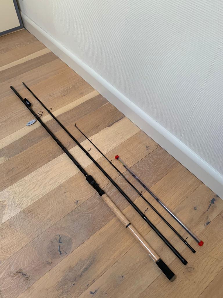 Nieuwe Dam Detek X-Heavy feederhengel, 4.20m en 180 gr, Dam, Werphengel, Nieuw, Ophalen of Verzenden