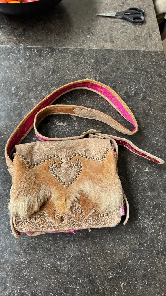 Leren tas van PHT, Overige merken, Gebruikt, Bruin, Ophalen of Verzenden