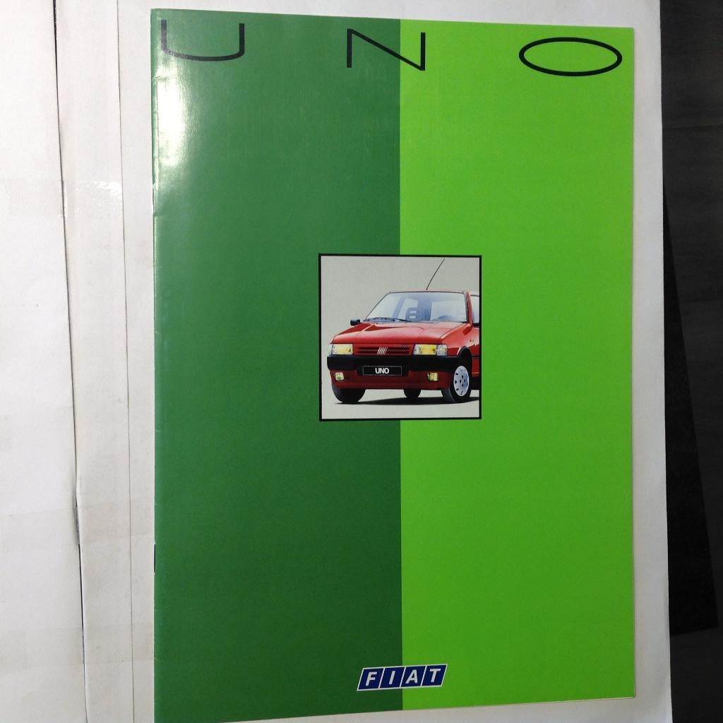 Fiat Uno Pop S Sel Hobby SX Turie D DS TD Frans 12 blz 1992, Boeken, Ophalen of Verzenden, Nieuw, Overige merken