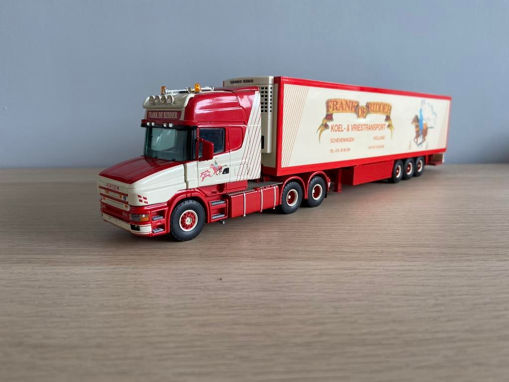 2xTekno Scania 4 Serie Neus Frank de ridder zie omschrijving, Ophalen, Nieuw, Bus of Vrachtwagen, Tekno