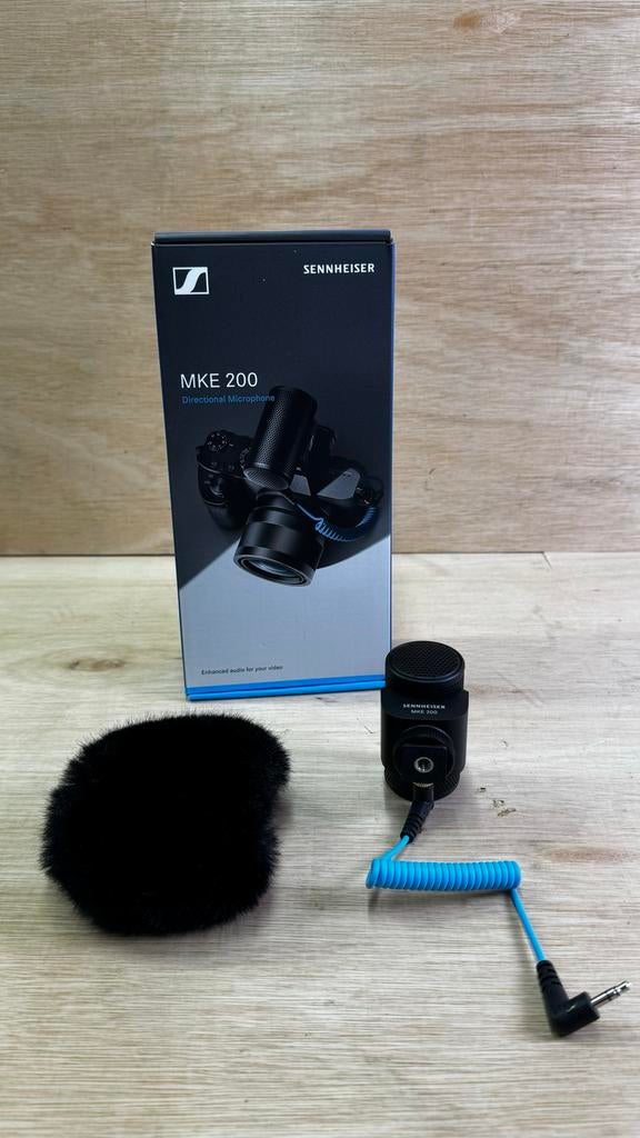 Sennheiser MKE 200 microfoon voor camera, Muziek en Instrumenten, Microfoons, Ophalen of Verzenden, Zo goed als nieuw, Overige typen