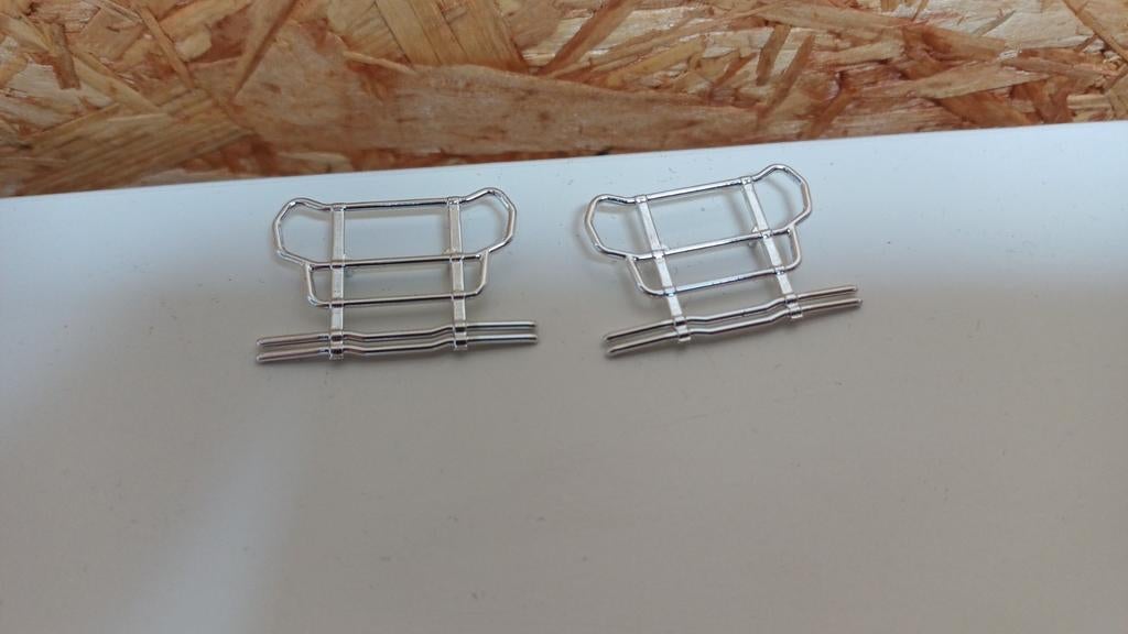 Herpa 2 chrome bullbars voor Scania, Ophalen of Verzenden, Nieuw, Bus of Vrachtwagen, Herpa