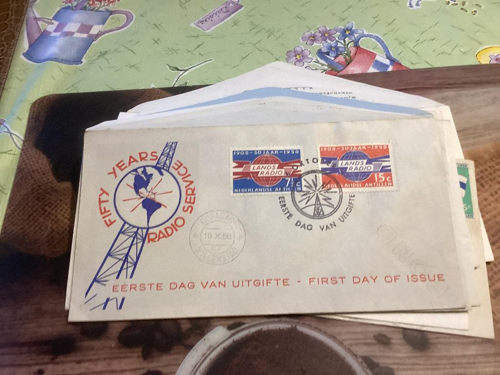 No1093 Nederlandse Antillen E7 Heb van Nederland jaargangen, Postzegels en Munten, Postzegels | Eerstedagenveloppen, Ophalen, Onbeschreven