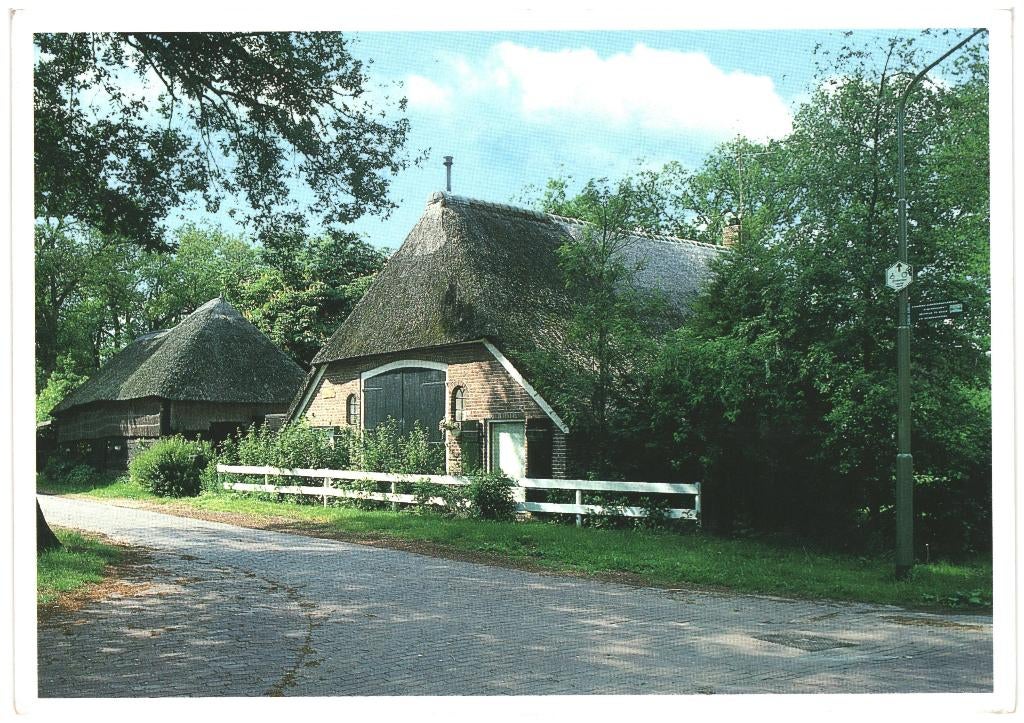 993127 Meppen 80+ Drenthe Boerderijtje Gelopen met postzegel