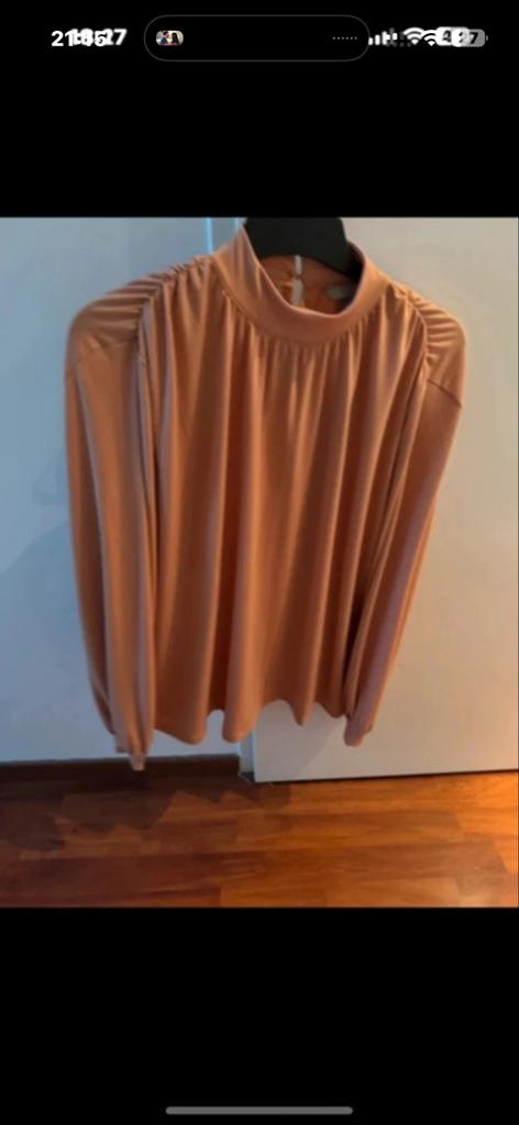 Oranje blouse met lange mouwen in maat s, Ophalen of Verzenden, Nieuw, Maat 36 (S), Oranje