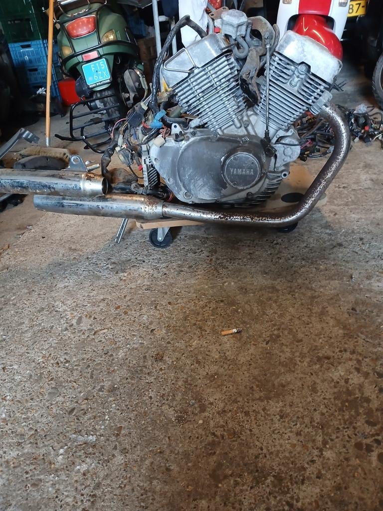 Yamaha virago 125cc motor, Ophalen