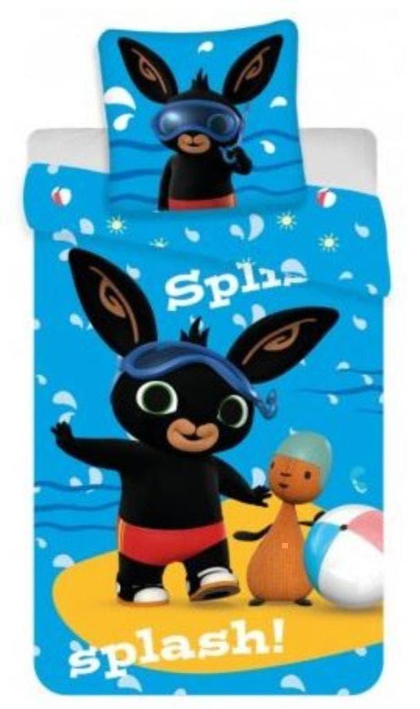 Bing Konijn Dekbedovertrek 140 x 200 - Katoen  - Splash, Dekbedovertrek, Nieuw, Ophalen of Verzenden, Jongetje of Meisje