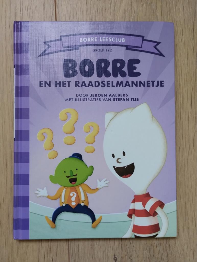 Borre en het Raadselmannetje - Borre Leesclub Groep 1/2, Fictie algemeen, Nieuw, Ophalen of Verzenden, Jeroen Aalbers