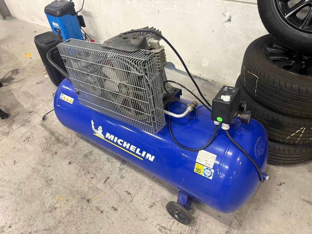 Michelin 150L Compressor 400V – Krachtige professionele, Doe-het-zelf en Verbouw, Compressors, Gebruikt, Ophalen of Verzenden