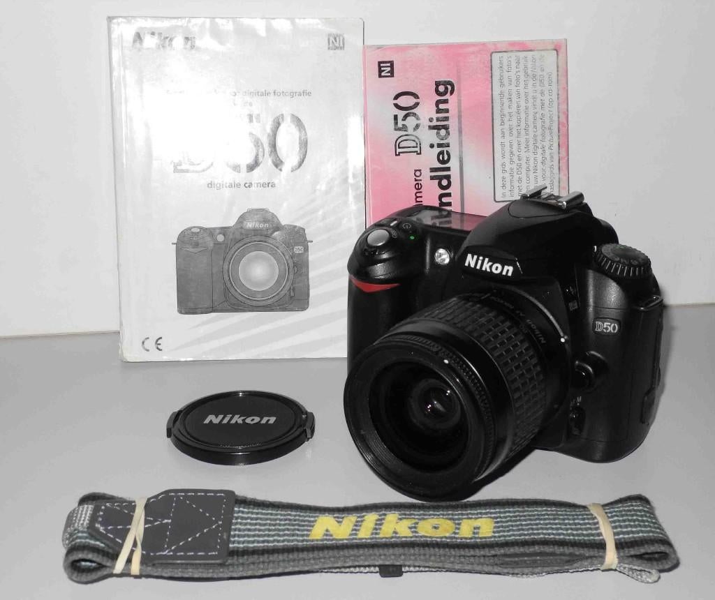Nikon D50 digitale camera met Nikon 28-80, Gebruikt, Spiegelreflex, Ophalen of Verzenden, Nikon