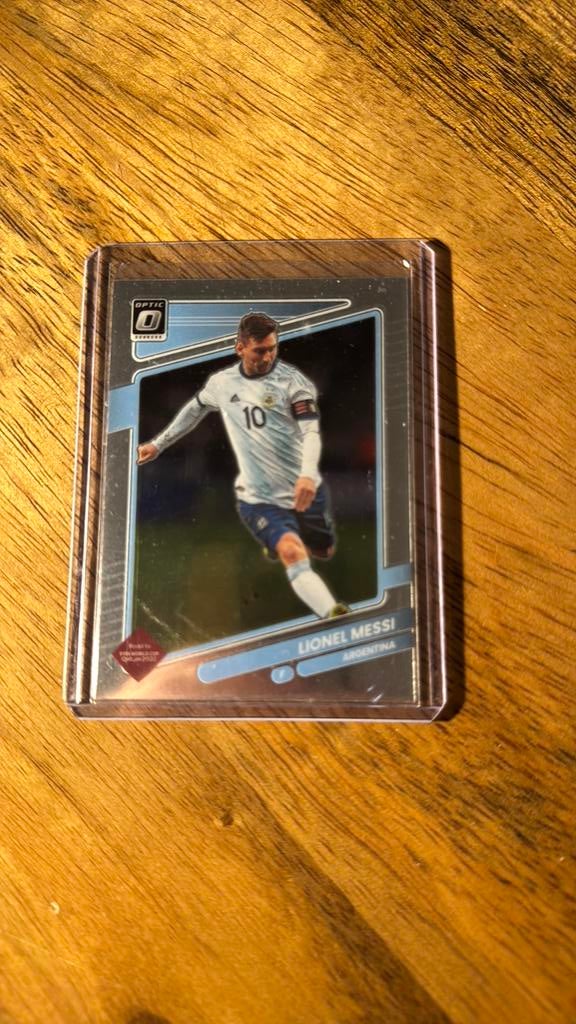 Lionel Messi Optic Panini Donruss, Ophalen of Verzenden, Zo goed als nieuw, Plaatje