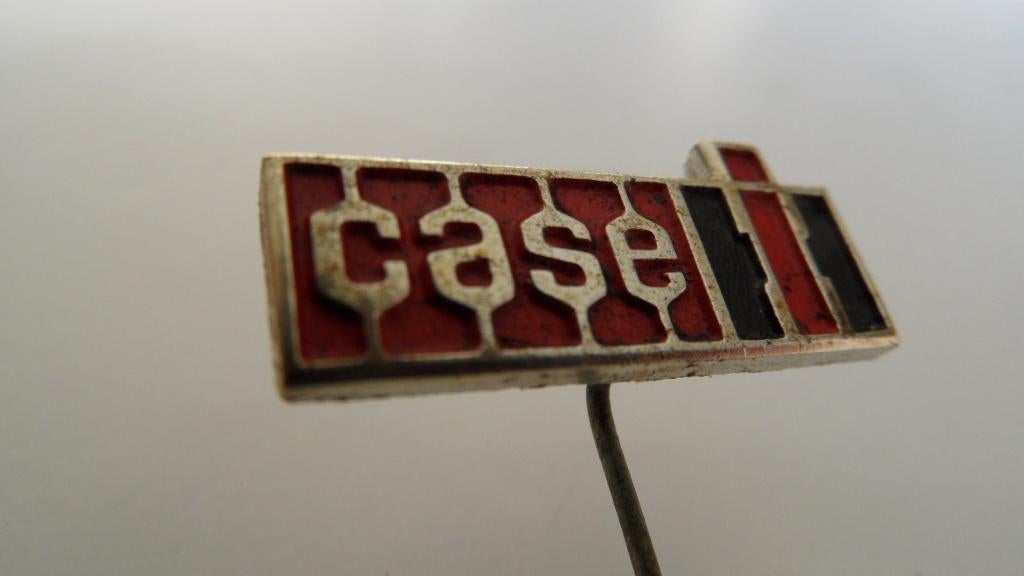 Case HI oldtimertractor speld, Verzamelen, Verzenden, Gebruikt, Merk, Speldje of Pin