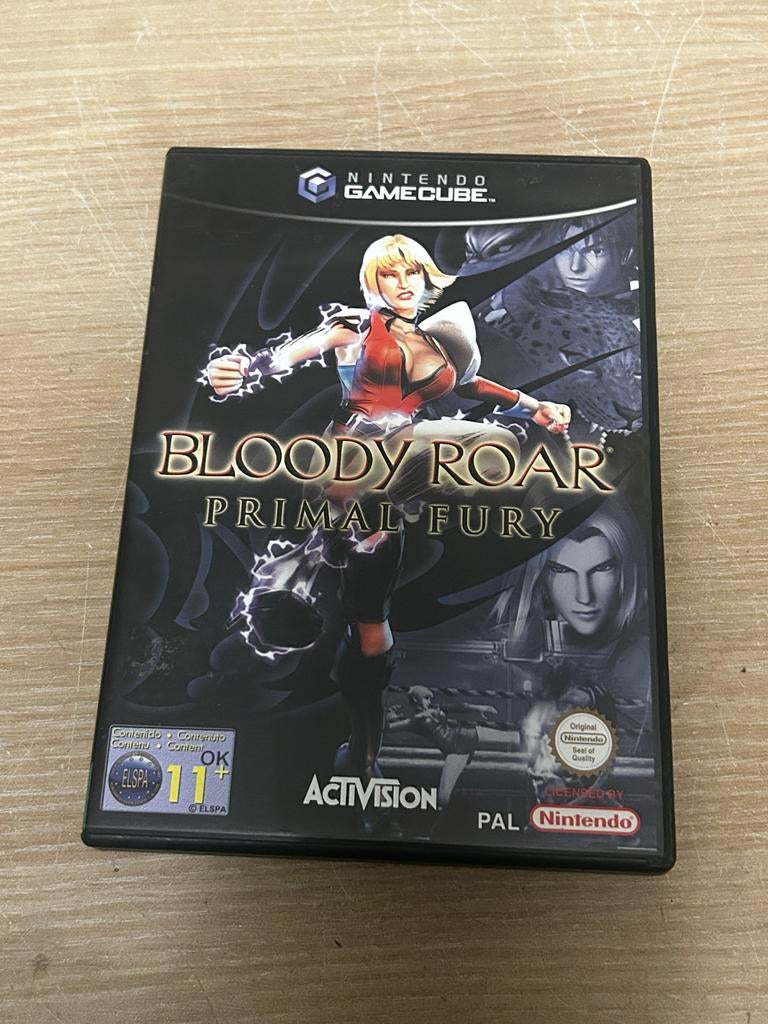 Nintendo GameCube Bloody Roar Primal Fury spel, Spelcomputers en Games, Gebruikt, Vechten, 2 spelers, Eén computer