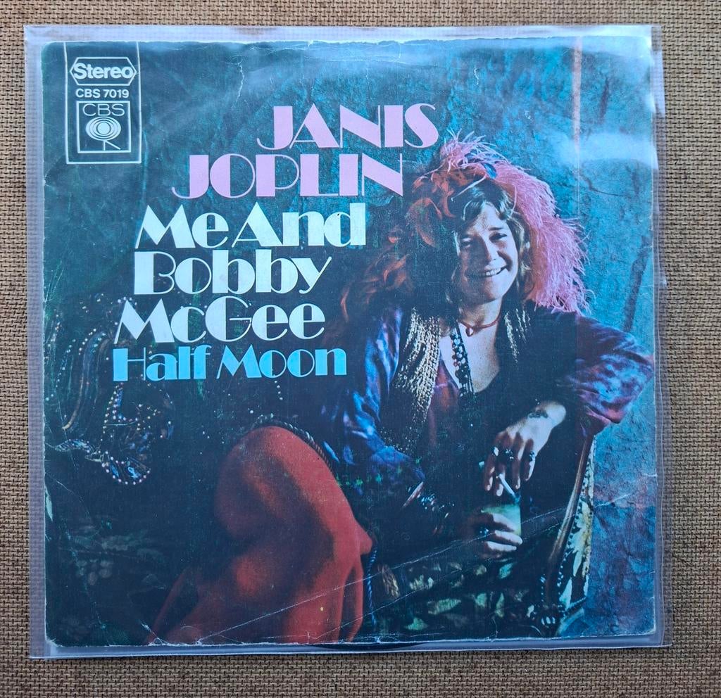Joplin, Janis - Me and Bobby McGee  - Single is TOP, Cd's en Dvd's, Vinyl Singles, Gebruikt, Verzenden, 7 inch, Single
