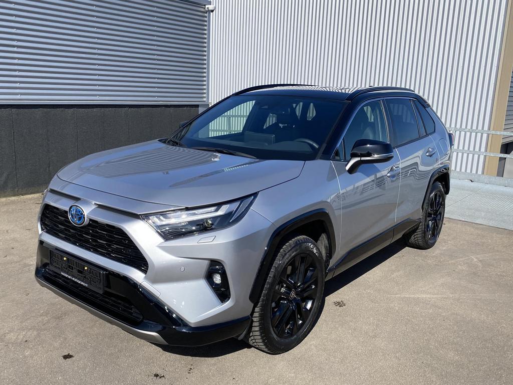 Toyota RAV4 2.5 Hybrid AWD Bi-tone edition Stoelverwarming,, Automaat, Stof, Gebruikt, Euro 6