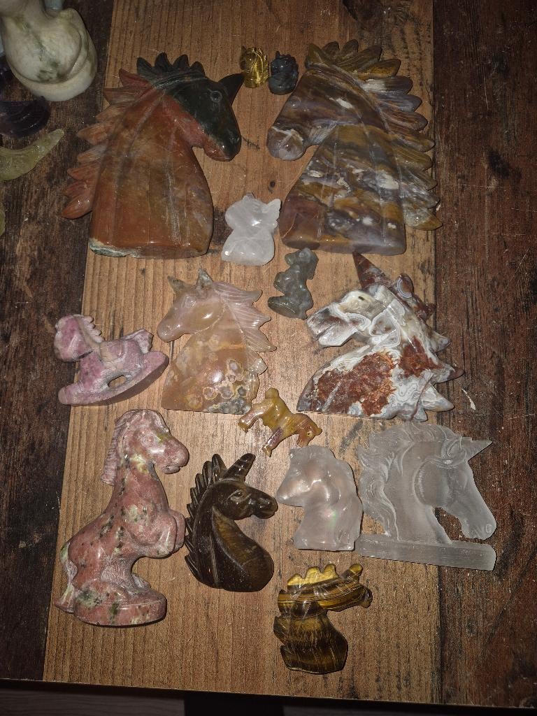 Edelsteen paarden, Meerkleurig, Verzenden, Overige stijlen, Zo goed als nieuw