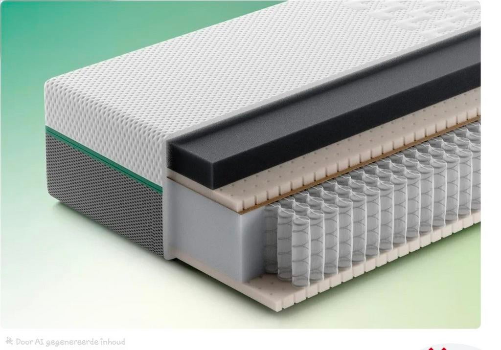 Swiss sense Rhythm Time matras medium en firm 100x210 2 stuk, Huis en Inrichting, Slaapkamer | Matrassen en Bedbodems, Zo goed als nieuw