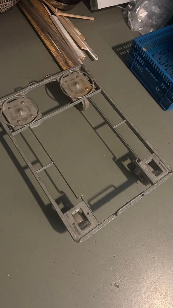 Dolly Onderwagen rolplateau massief, Ophalen