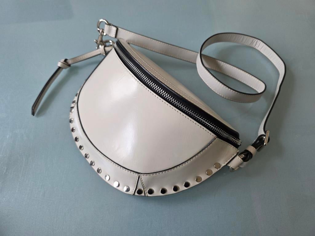 Isabel Marant wit leren Skano heuptas, Ophalen of Verzenden