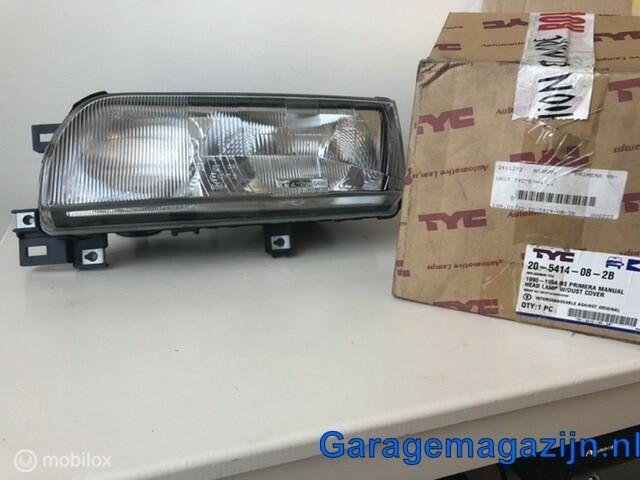 Koplamp links 20-5414-08-2 TYC H4 Nissan Primera (P10) - 96, Nieuw, Ophalen of Verzenden, Nissan, Nissan