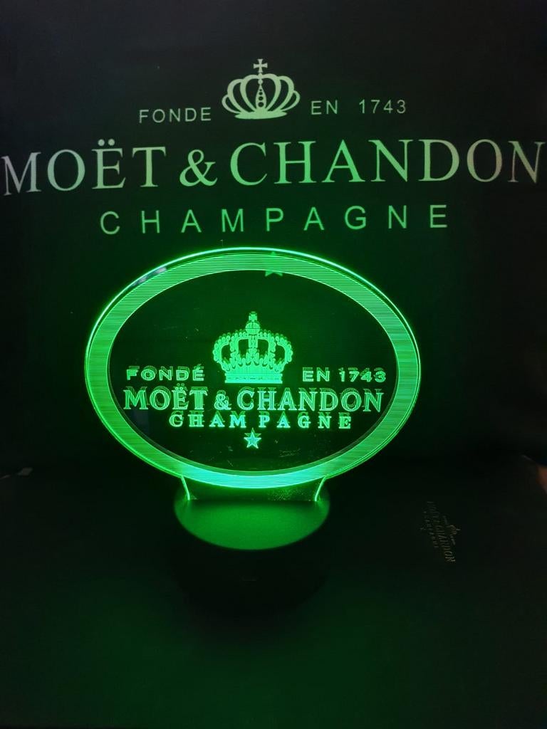 Nieuwe 3D led verlichting MOËT & CHANDON afstandbediening ‼️, Ophalen of Verzenden