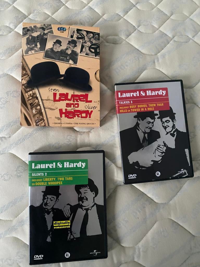 Laurel en hardy dvd, Alle leeftijden, Ophalen of Verzenden, Zo goed als nieuw, Tv-programma of Sketches