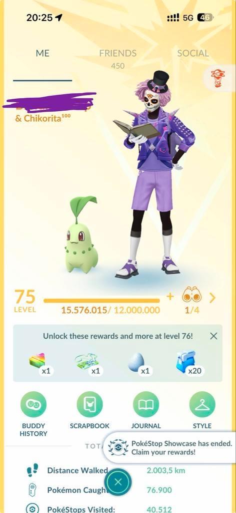 Pokémon Go account lvl 75 met veel zeldzame Pokémon, Online, Gebruikt, 1 speler, Ophalen of Verzenden