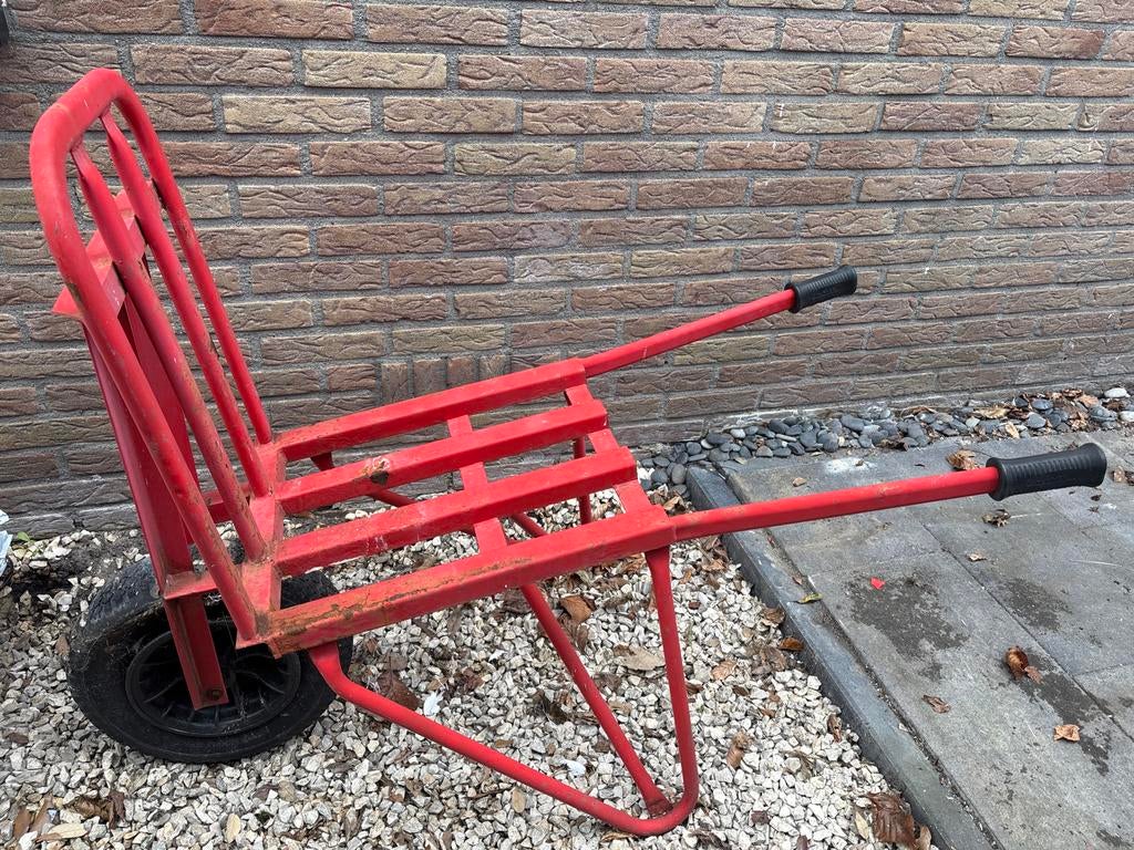 Rode Hummer stenenwagen / steenkruiwagen, Ophalen, Gebruikt, Handmatig, Eenwielig