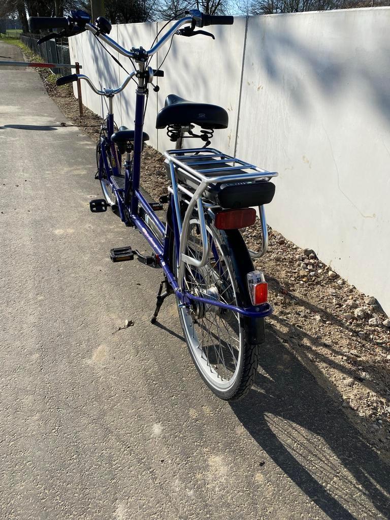 Elektrische tandem, 7 versnellingen, Overige merken, Gebruikt, Ophalen of Verzenden, 50 km per accu of meer