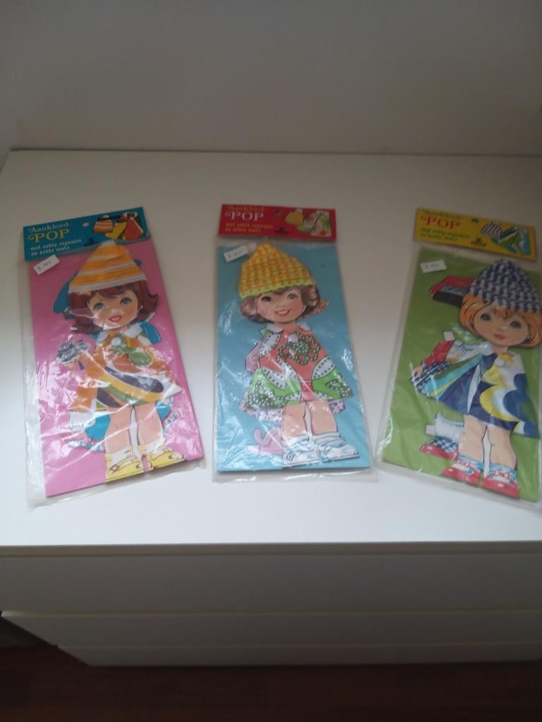 Vintage aankleedpoppen, Ophalen of Verzenden