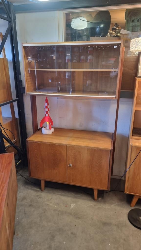 Vintage wandmeubel jaren 60 met modules, Ophalen, Gebruikt, ,, ,