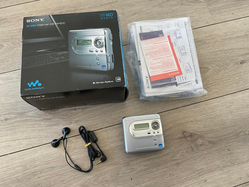 Sony MD Walkman MZ-NH600 Hi-MD Audio Minidisc-recorder, Ophalen of Verzenden, Minidisc-recorder