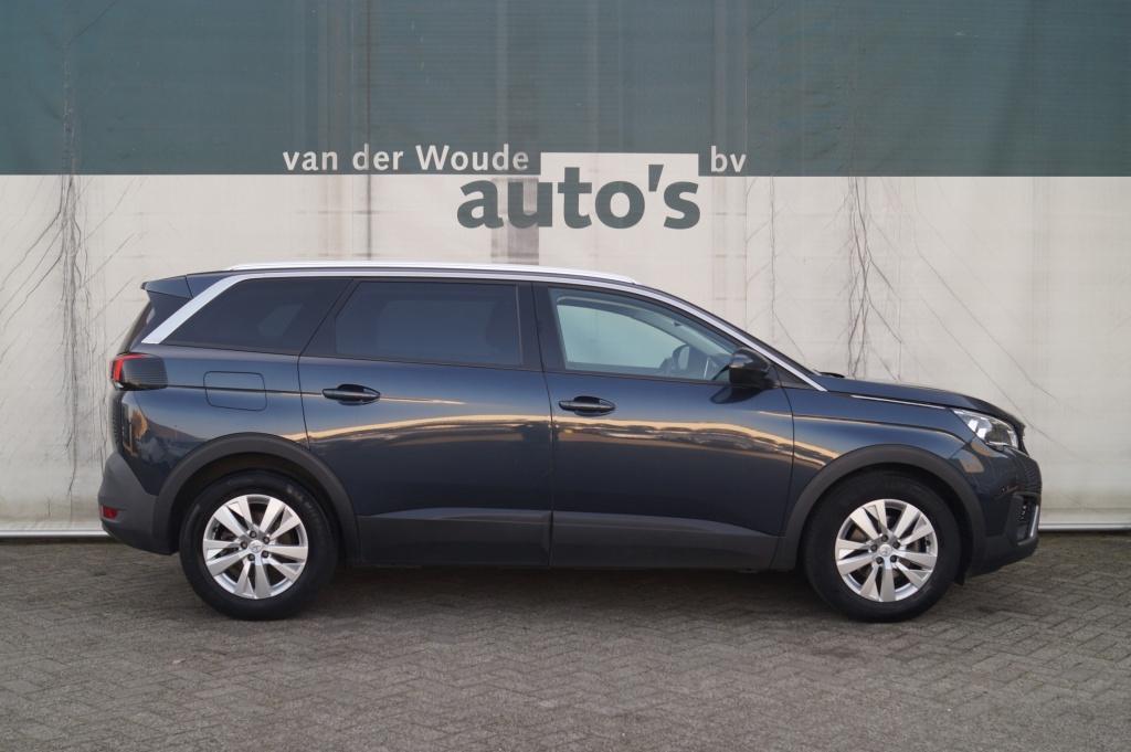 Peugeot 5008 1.2 PureTech 130pk Executive 7-persoons -NW.MOT, Gebruikt, 1199 cc, Blauw, 7 stoelen