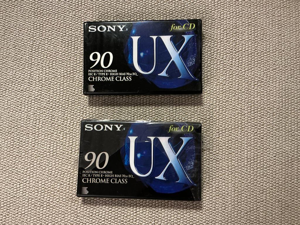 2x SONY UX Chrome type II for CD spiksplinternieuw in folie, 2 t/m 25 bandjes, Overige genres, Ophalen of Verzenden, Nieuw in verpakking